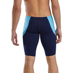 TYR Lapped Durafast Elite Blade Splice Men's Jammer - Light Blue/Aqua-Training Jammers-TYR-SwimPath