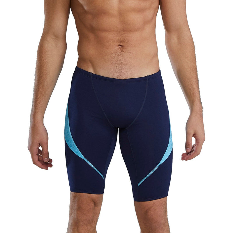 TYR Lapped Durafast Elite Blade Splice Men's Jammer - Light Blue/Aqua-Training Jammers-TYR-SwimPath