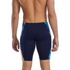 TYR Riptidal Durafast Elite Blade Splice Men's Jammer - Teal/Orange-Training Jammers-TYR-SwimPath