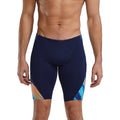 TYR Riptidal Durafast Elite Blade Splice Men's Jammer - Teal/Orange-Training Jammers-TYR-SwimPath