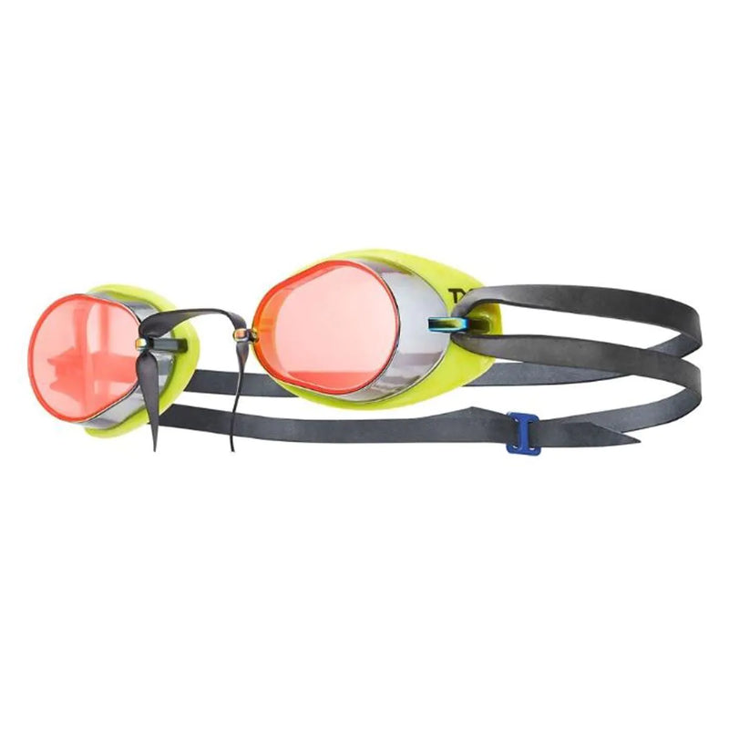 TYR Socket Rocket 2.0 Mirrored Goggles - Red/Yellow-Goggles-TYR-SwimPath