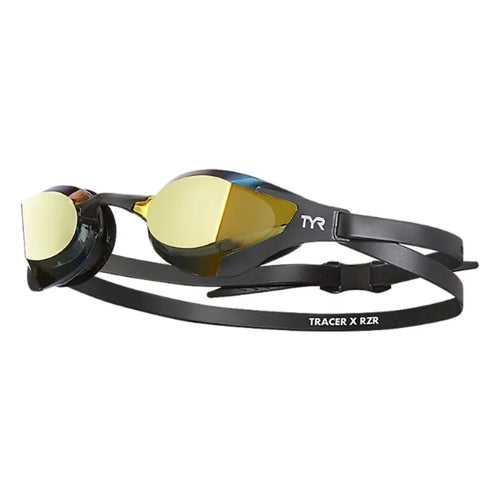 TYR Tracer-X RZR Mirrored - Gold/Black-Goggles-TYR-SwimPath