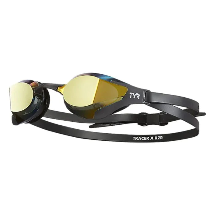 TYR Tracer-X RZR Mirrored - Gold/Black-Goggles-TYR-SwimPath