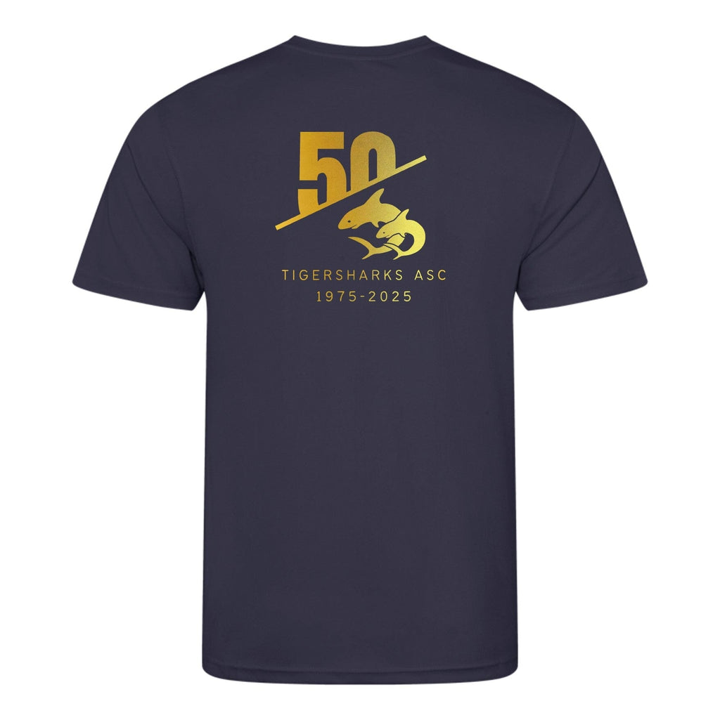 Tigersharks A.S.C. 50 Years Anniversary T-Shirt-Team Kit-Tigersharks-SwimPath