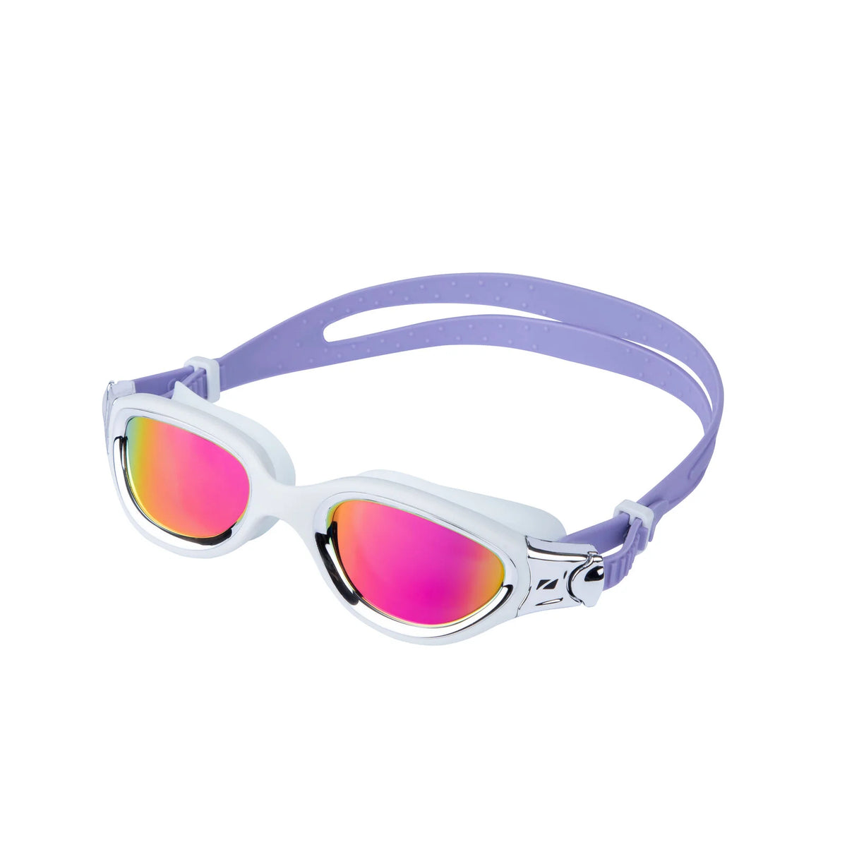 Zone3 Venator-X Polarised Lens Goggles - Lilac/White-Goggles-Zone3-SwimPath