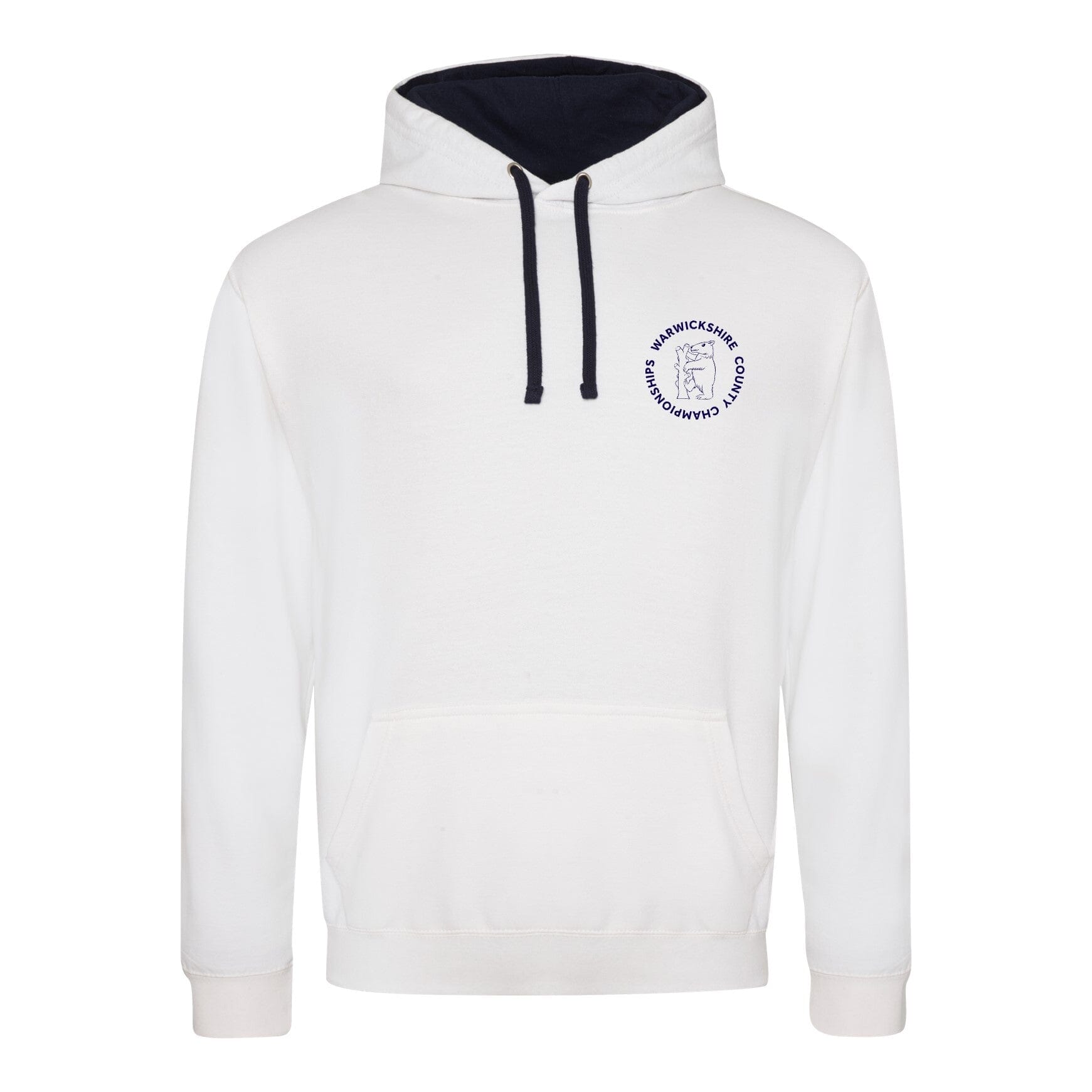 Warwickshire ASA County Championships 2026 Hoodie - Arctic White / French Navy-Event-Warwickshire-XS-SwimPath