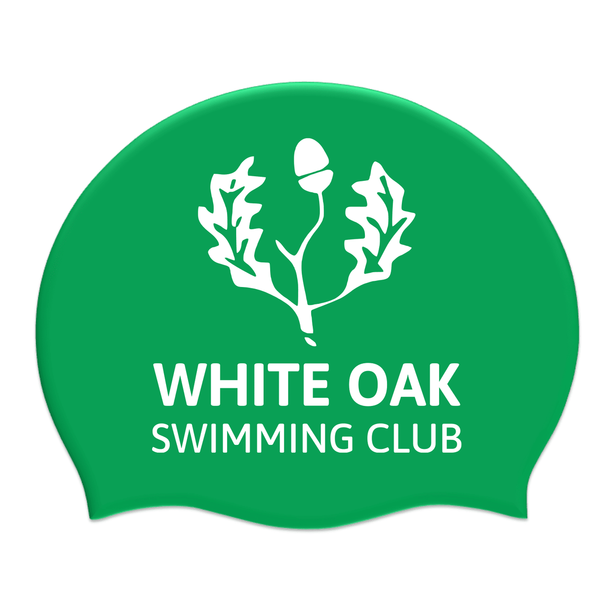 White Oak SC Silicone Suede Swimming Cap-Team Kit-White Oak-SwimPath