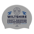Wiltshire County ASA County Championships 2025 Silicone Suede Swimming Cap - Silver-Event-Wiltshire-SwimPath
