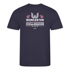 Worcester County ASA County Championships 2025 T-Shirt - Oxford Navy-Event-Worcester-SwimPath