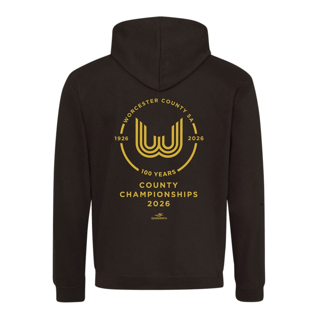 Worcester County ASA County Championships 2026 Hoodie - Jet Black-Event-Worcester-SwimPath