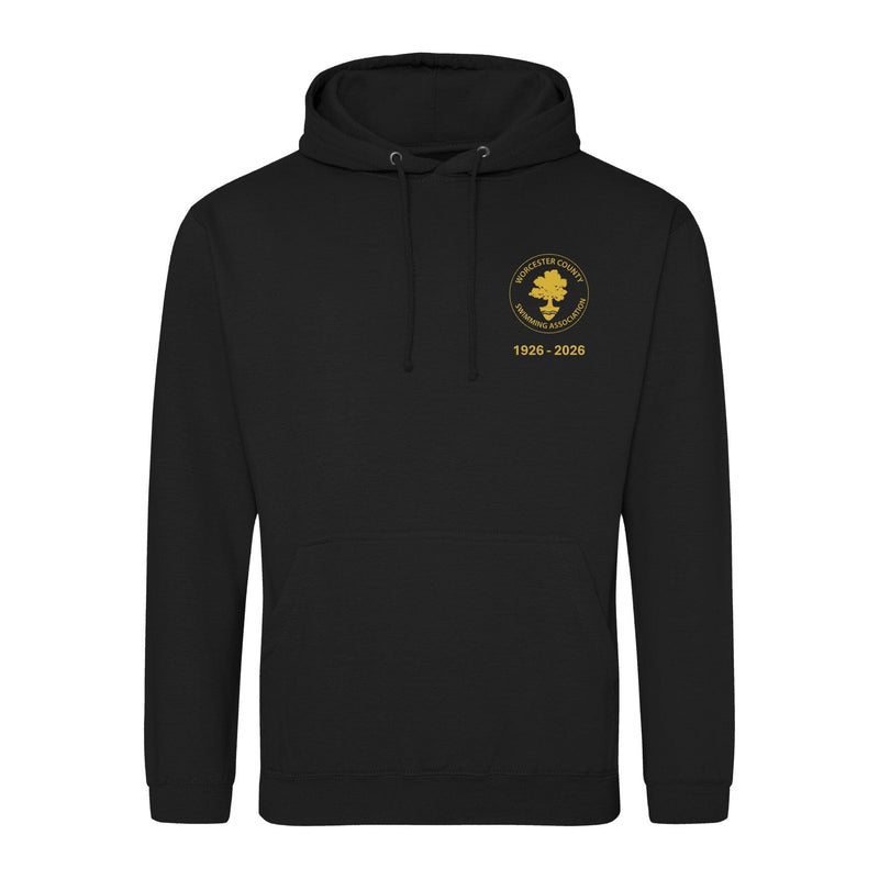 Worcester County ASA County Championships 2026 Hoodie - Jet Black-Event-Worcester-SwimPath