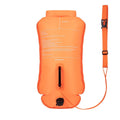 Zone3 Recycled Safety Buoy/Dry Bag 28L - Orange-Training Aids-Zone3-SwimPath