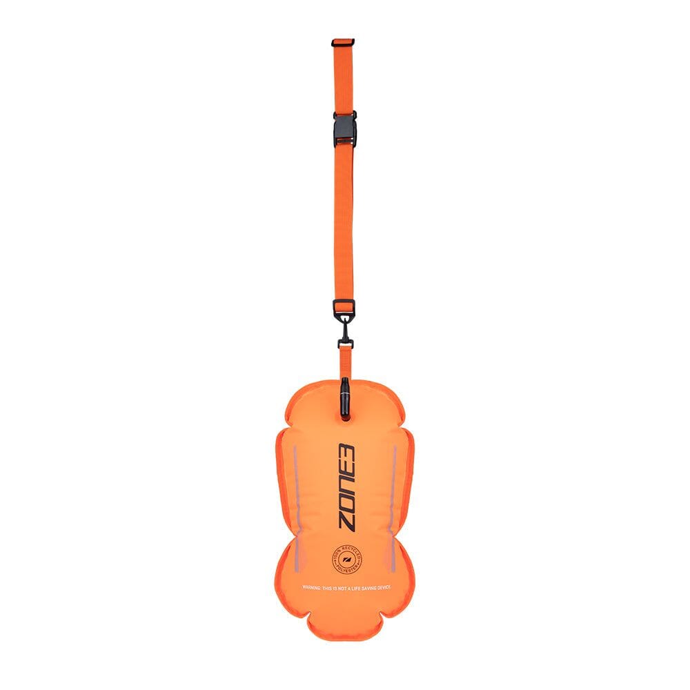 Zone3 Recycled Swim Safety Buoy / Tow Float - Orange-Training Aids-Zone3-SwimPath