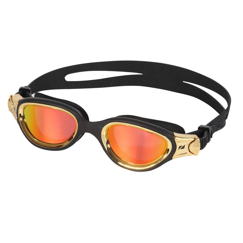 Zone3 Venator-X Polarised Lens Goggles - Black/Metallic Gold-Goggles-Zone3-SwimPath