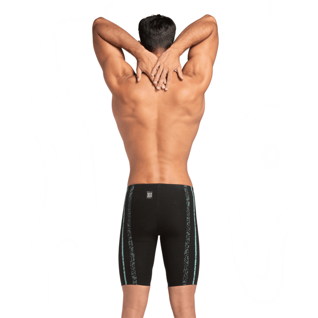 arena Powerskin Primo Men's Jammers - Black/Teal-Jammers-Arena-SwimPath