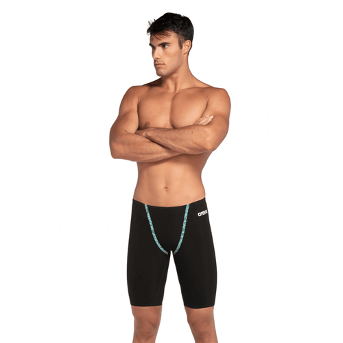arena Powerskin Primo Men's Jammers - Black/Teal-Jammers-Arena-SwimPath