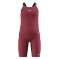 Speedo Endurance+ Max Junior Girls Kneeskin - Black/Red-Kneeskin-Speedo-SwimPath