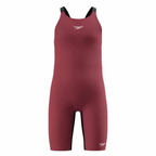 Speedo Endurance+ Max Junior Girls Kneeskin - Black/Red-Kneeskin-Speedo-SwimPath