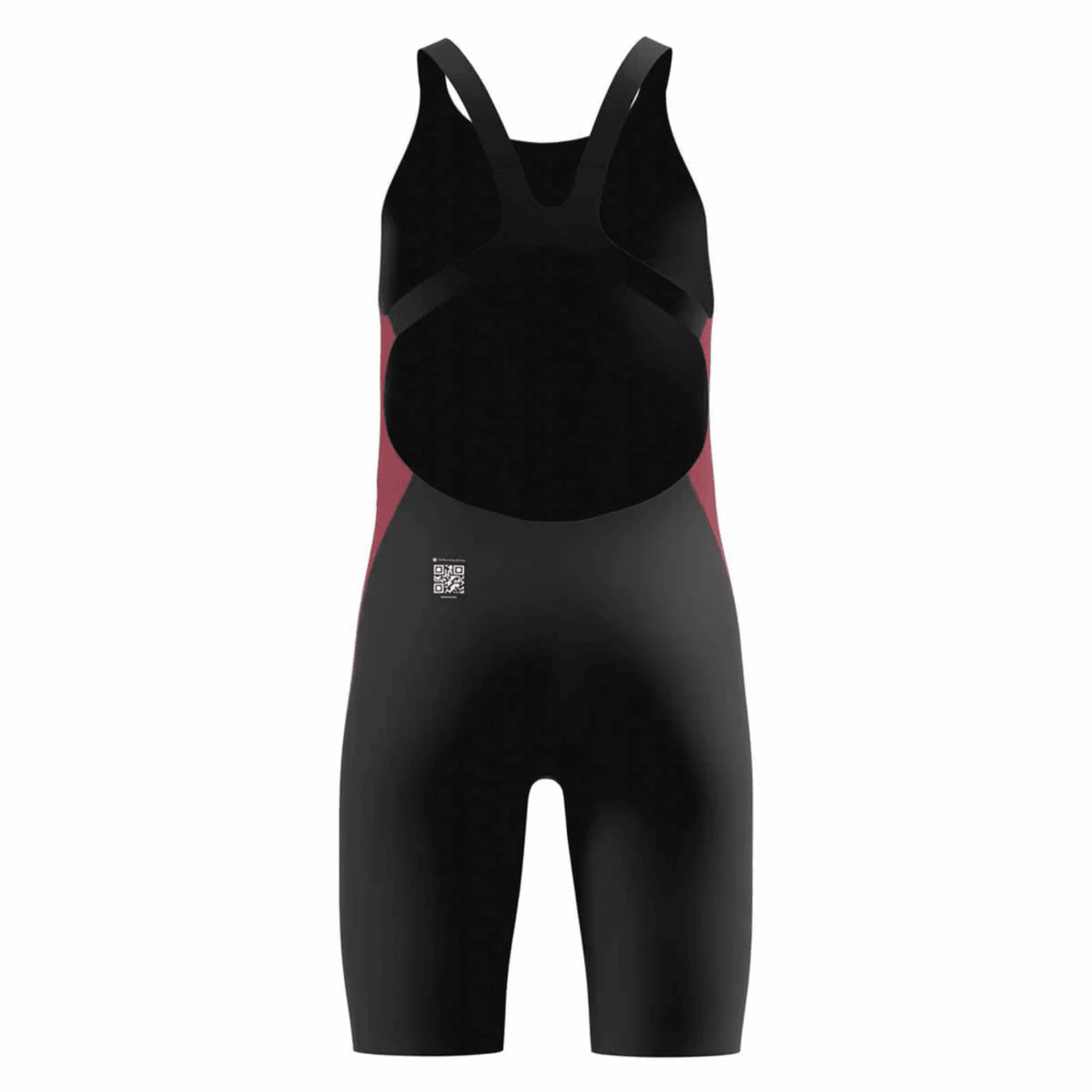 Speedo Endurance+ Max Junior Girls Kneeskin - Black/Red-Kneeskin-Speedo-SwimPath