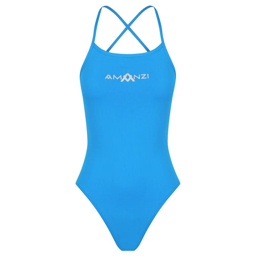 AMANZI Women's Tie-Back Swimsuit - Azure-Swimsuit-Amanzi-SwimPath