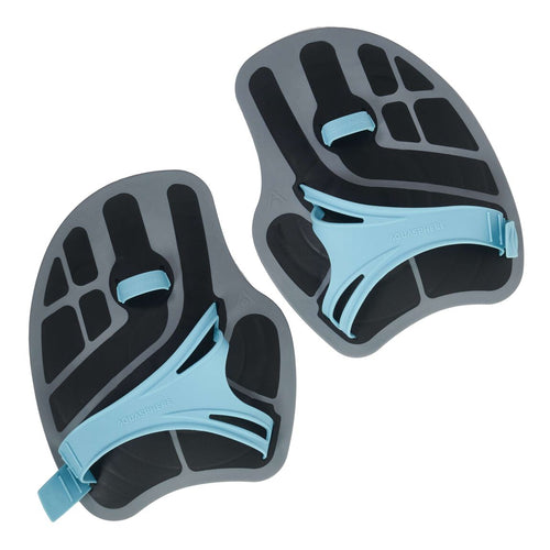 Aqua Sphere Ergoflex Hand Paddles - Black/Blue-Paddles-Aqua Sphere-S-SwimPath