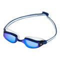 Aqua Sphere Fastlane Titanium Mirror Goggles - Blue/White-Goggles-Aqua Sphere-SwimPath