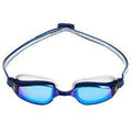 Aqua Sphere Fastlane Titanium Mirror Goggles - Blue/White-Goggles-Aqua Sphere-SwimPath
