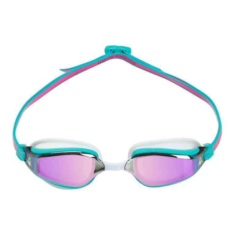 Aqua Sphere Fastlane Titanium Mirror Goggles - Pink/Turquoise-Goggles-Aqua Sphere-SwimPath