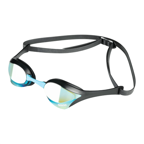 Arena Cobra Ultra Swipe Mirror Goggles - Aqua/Black-Goggles-Arena-SwimPath