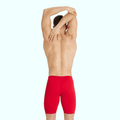 Arena Mens Team Swim Solid Jammer - Red/White-Training Jammers-Arena-SwimPath