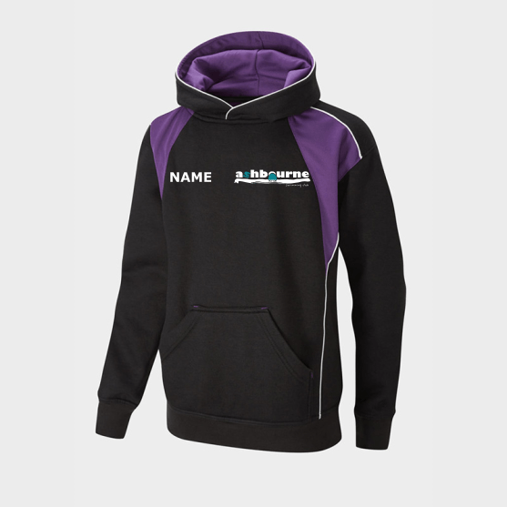 Ashbourne S.C. Team Hoodie - Black-Team Kit-Ashbourne-SwimPath