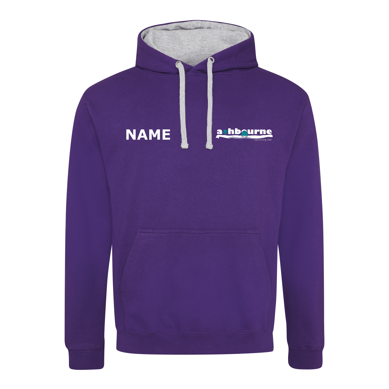 Ashbourne S.C. Team Hoodie - Purple-Team Kit-Ashbourne-SwimPath