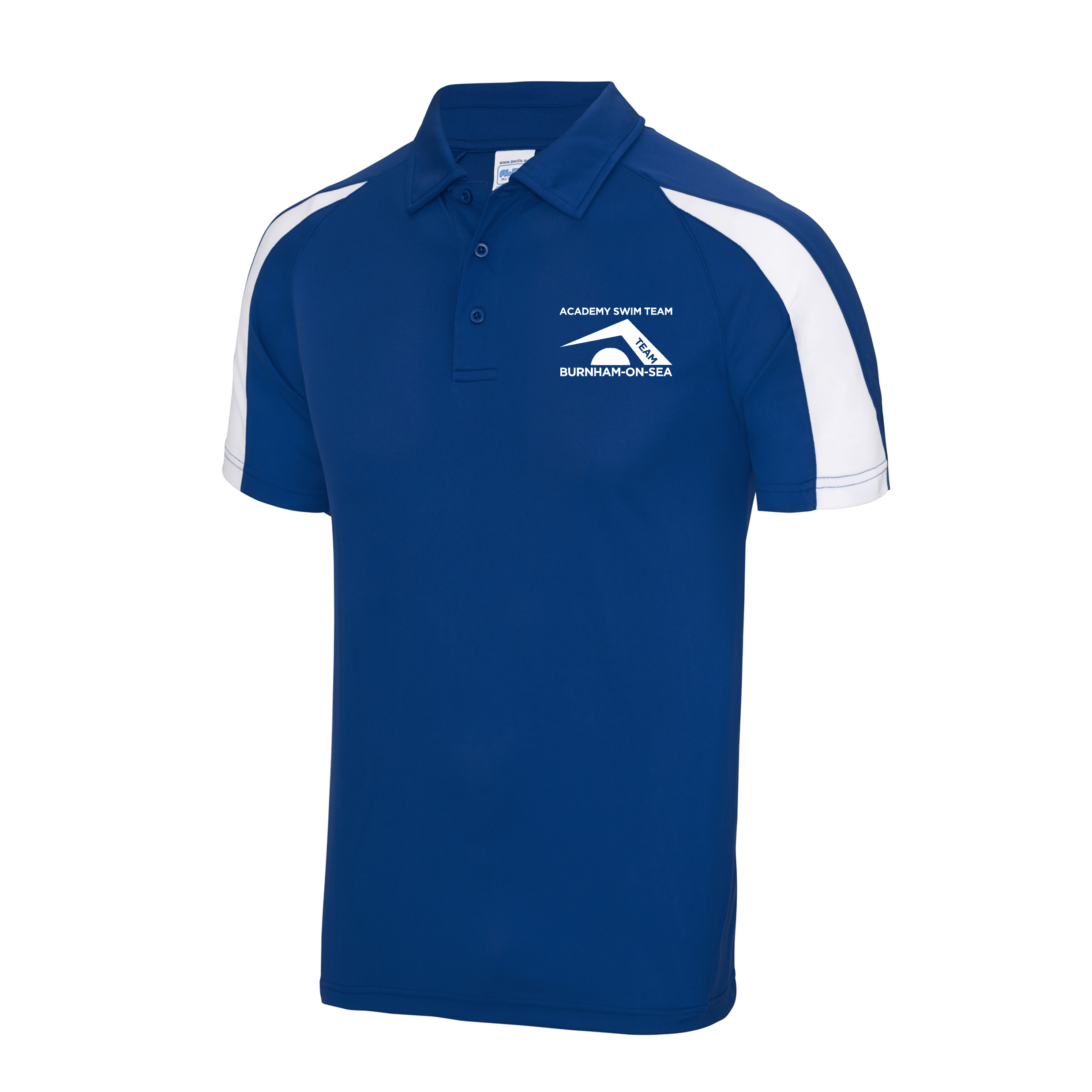 Burnham-on-Sea Academy Swim Team Polo Shirt - Royal-Team Kit-Burnham-on-sea-SwimPath