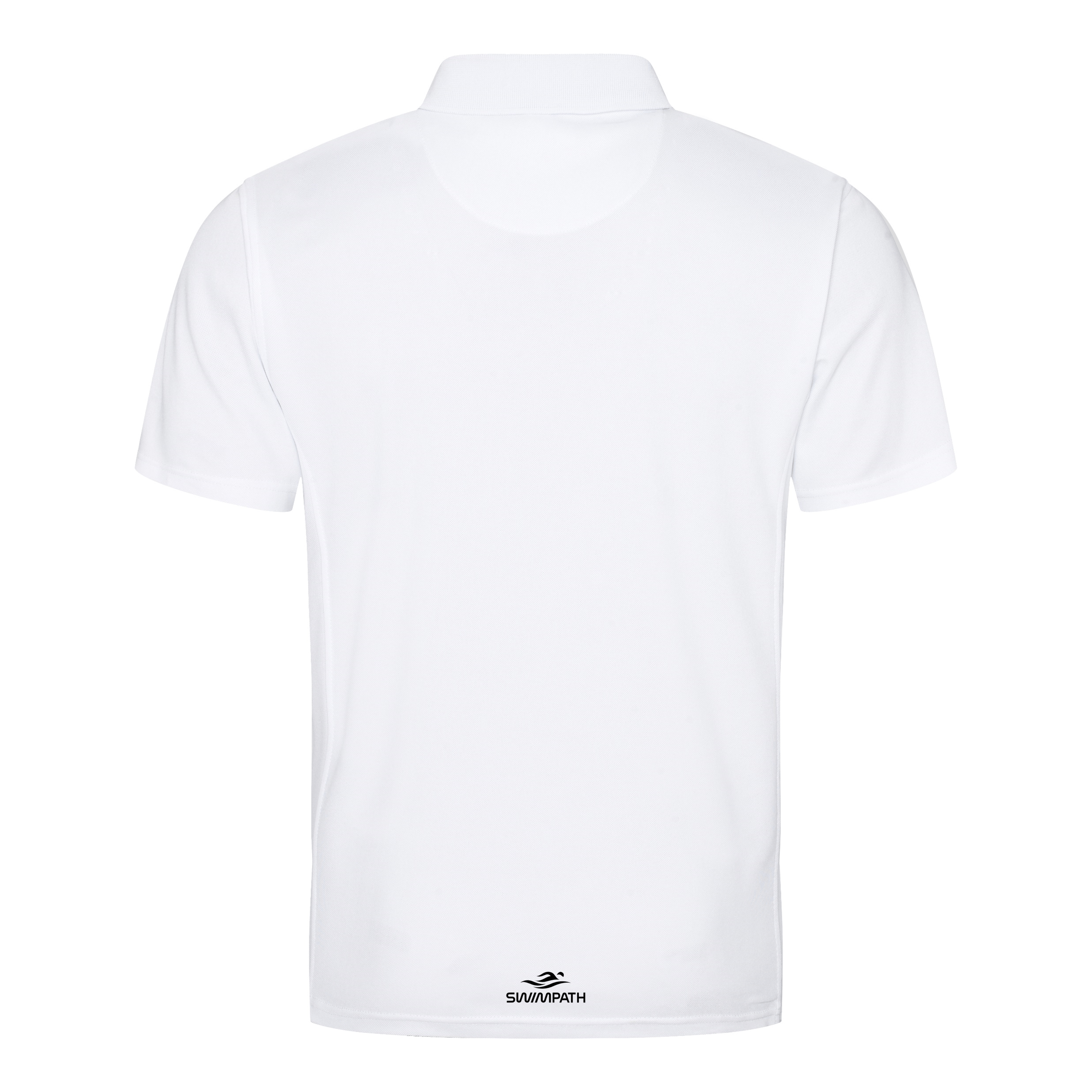 Burnham-on-Sea Academy Swim Team Polo Shirt - White-Team Kit-Burnham-on-sea-SwimPath