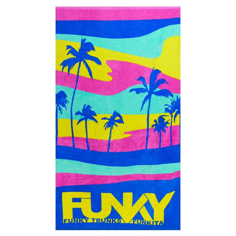 Funky Cotton Towel - Perfect Wave-Sports Towels-Funky-SwimPath