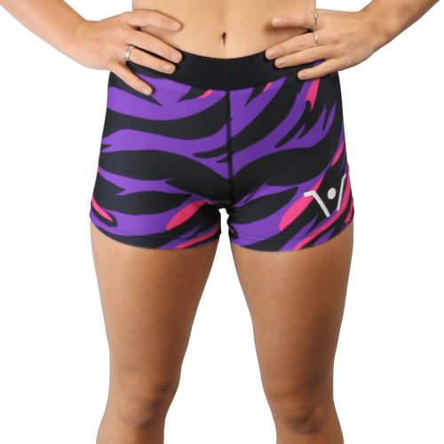 Jowe Sports Shorts - Zebra-Clothing-Jowe Gymwear-XS-SwimPath