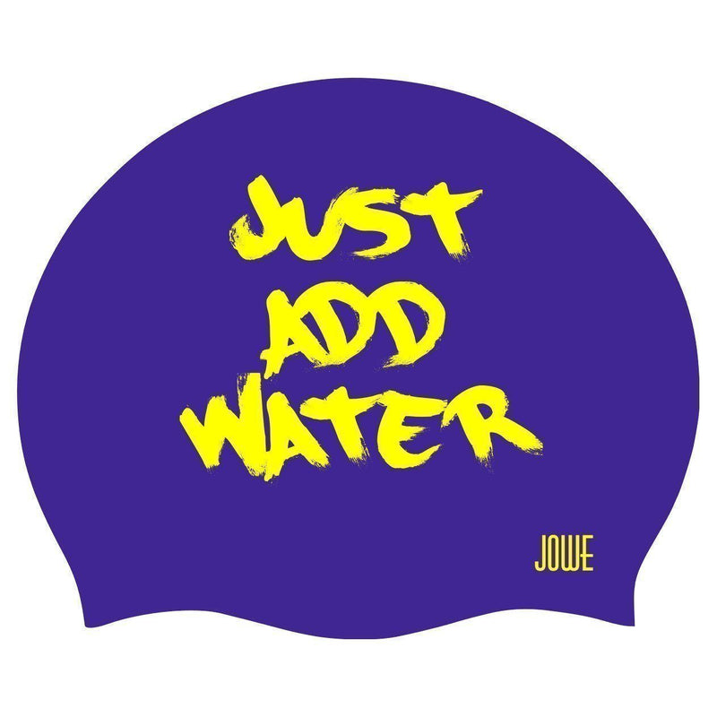 Jowe Suede Swimming Cap Just Add Water - Purple-Swimming Caps-Jowe-SwimPath