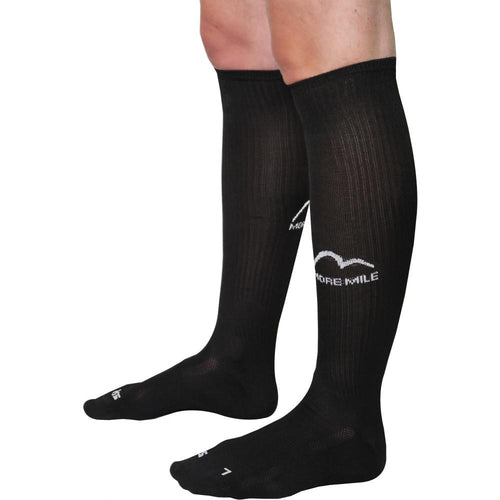 More Mile California Long Compression Socks - Black-Clothing-More Mile-SwimPath