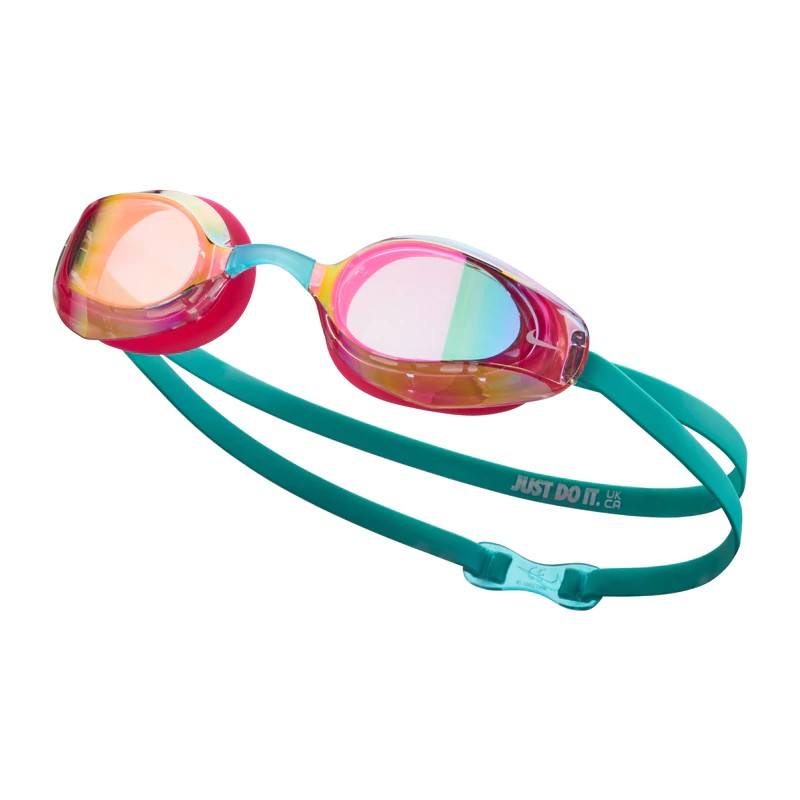 Nike Vapor Mirrored Goggles - Pink Prime-Goggles-Nike-SwimPath