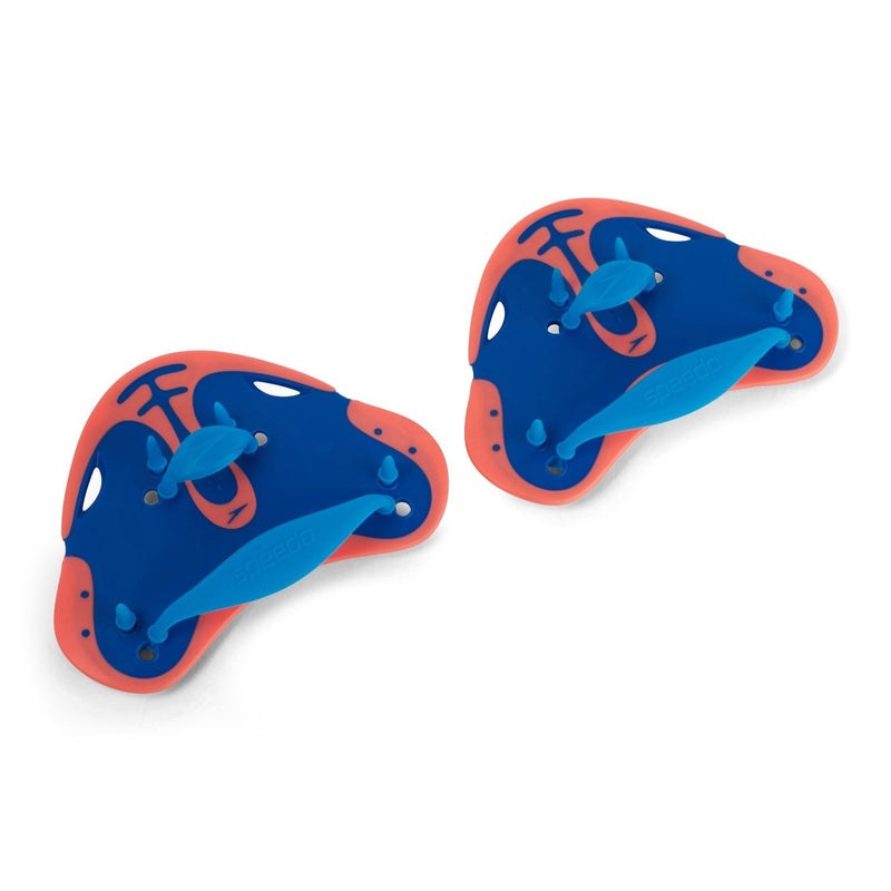Speedo Biofuse Finger Paddle - Blue/ Orange-Paddles-Speedo-Blue/ Orange-SwimPath