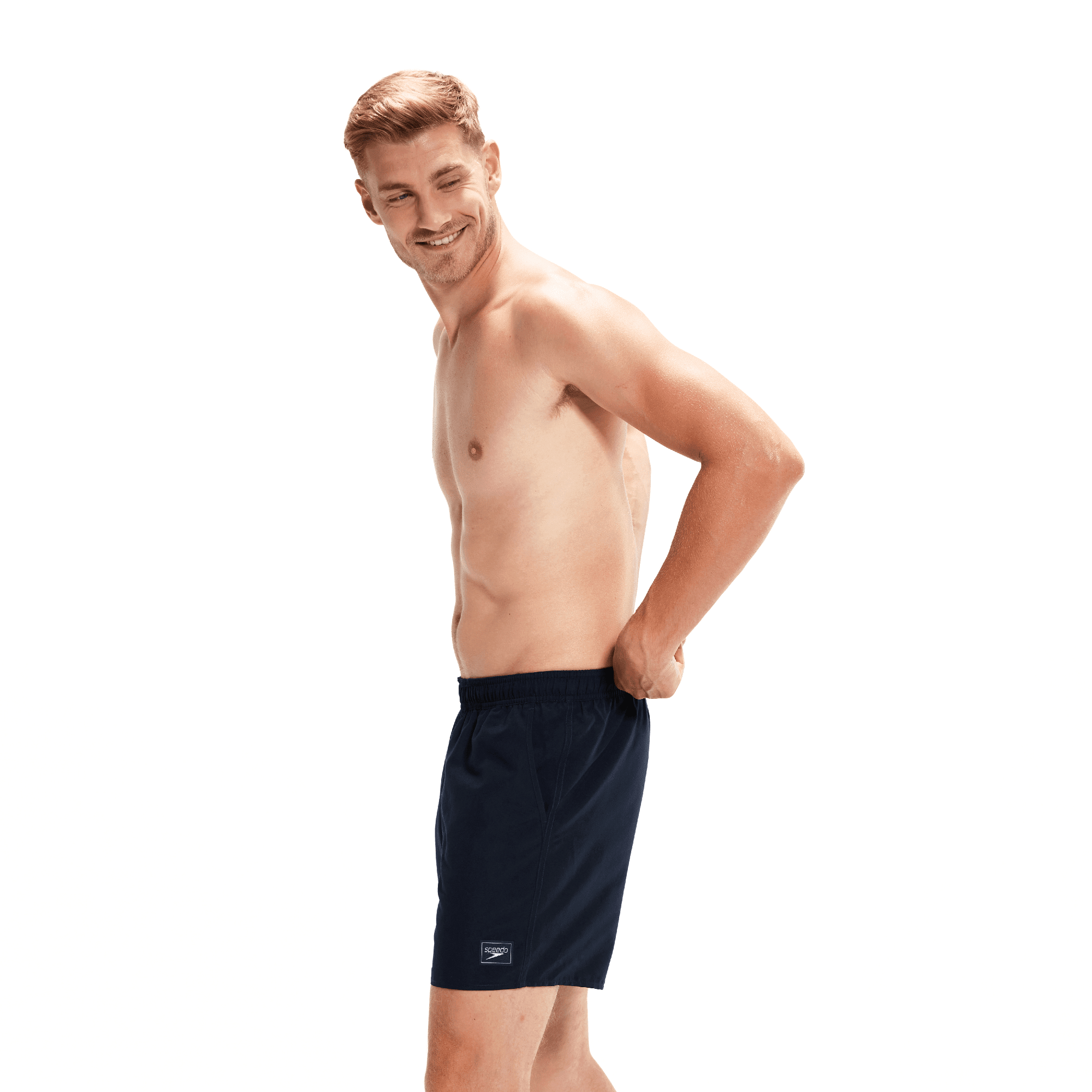 Speedo Men's Prime Leisure Shorts 16 Inch - Navy-Training Jammers-Speedo-SwimPath