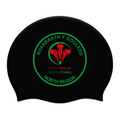 Swim Wales North Region Silicone Suede Swimming Cap - Black-Event-Swim Wales North-SwimPath