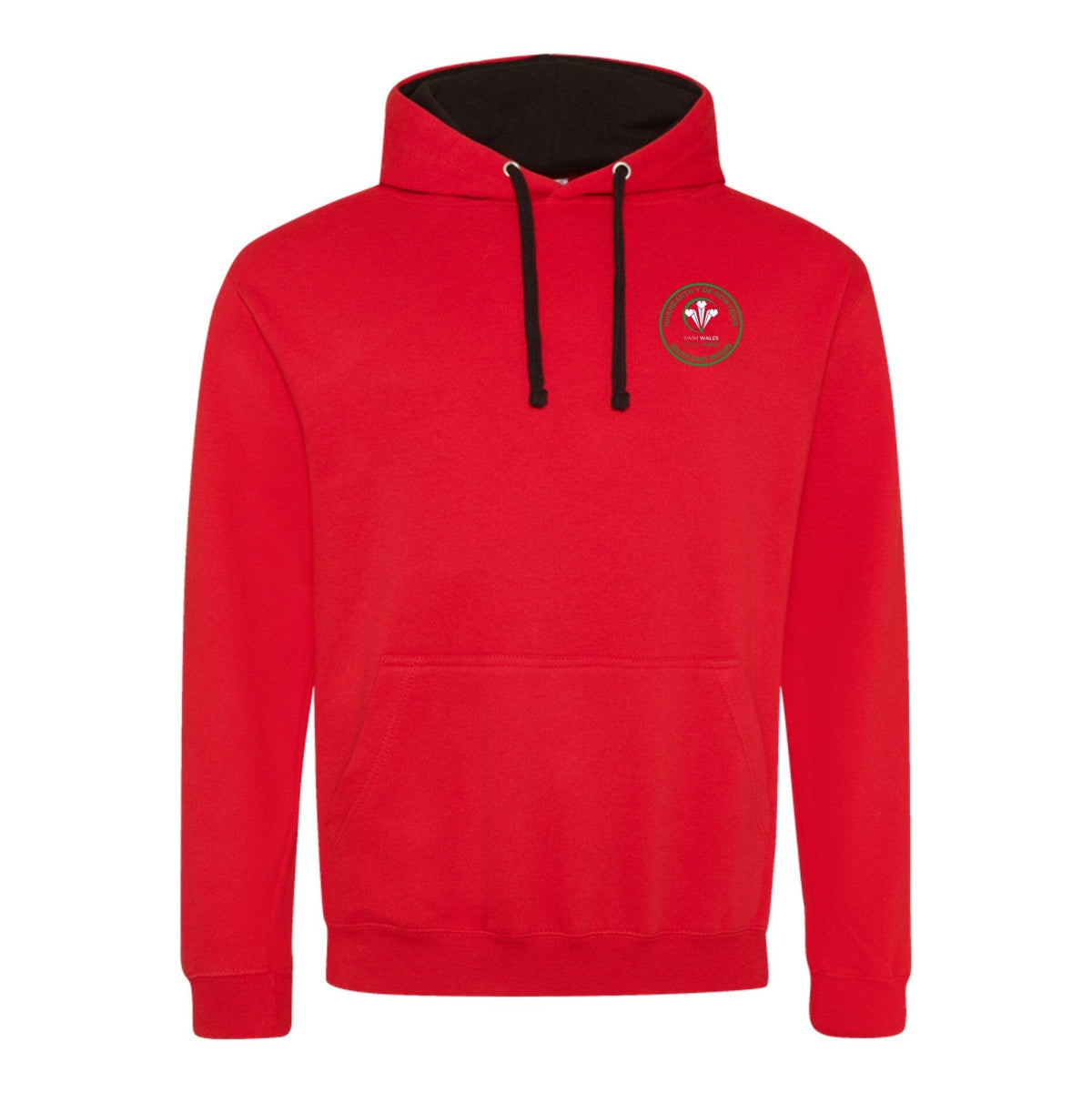 Swim Wales South East Region Regional Championships 2023 Hoodie - Red / Black-Event-Swim Wales South East-S-SwimPath