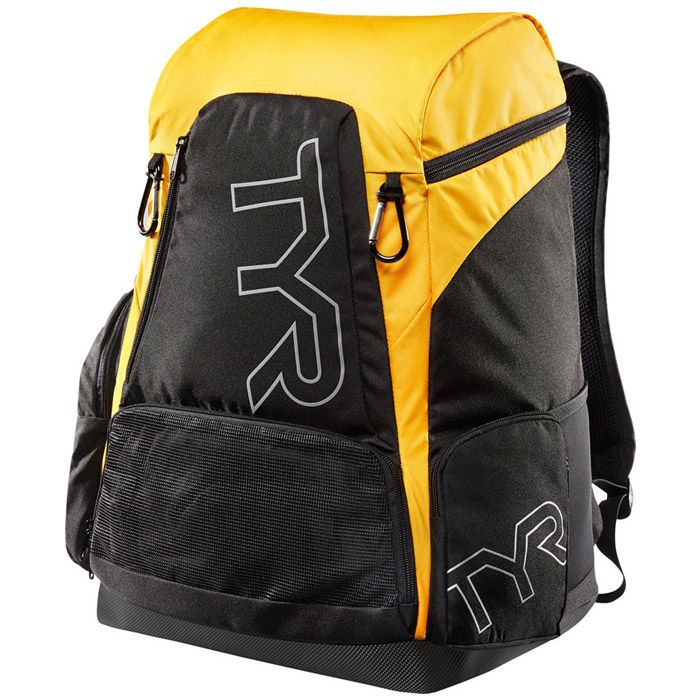 TYR Alliance Team Backpack 45 Litres - Black/Gold-Bags-TYR-SwimPath