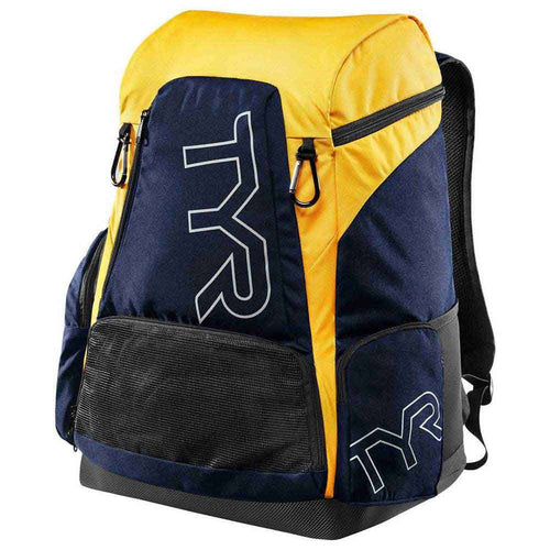 TYR Alliance Team Backpack 45 Litres - Navy/Gold-Bags-TYR-SwimPath